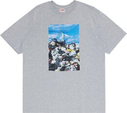 Supreme: Серая футболка 