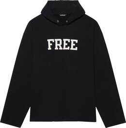 Balenciaga: Чёрная толстовка  Free