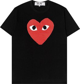 Comme Des Garçons Play: Чёрная футболка  Heart