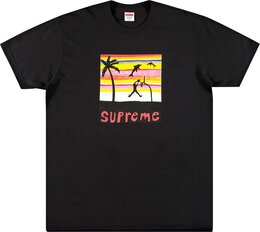 Supreme: Чёрная футболка  Dunk