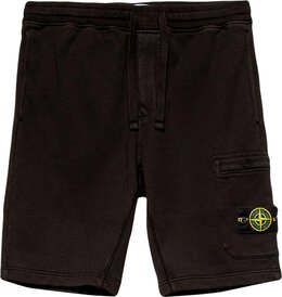 Stone Island: Чёрные шорты 