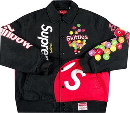 Supreme: Чёрная куртка  Mitchell Ness