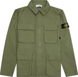 Stone Island: Зелёная куртка 