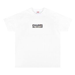 Supreme: Белая футболка  Box Logo