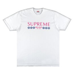 Supreme: Белая футболка  Milano