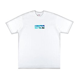 Supreme: Белая футболка  Box Logo