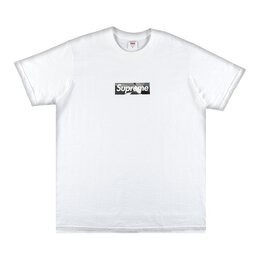 Supreme: Белая футболка  Box Logo