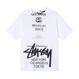 Stussy: Белая футболка 