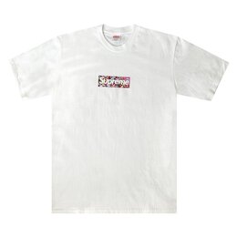 Supreme: Белая футболка  Box Logo