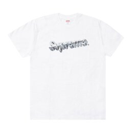 Supreme: Белая футболка  Chrome