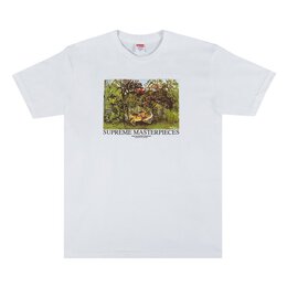 Supreme: Белая футболка  Masterpieces