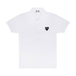 Comme Des Garçons Play: Белая футболка 