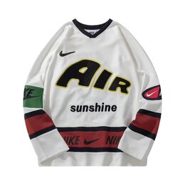 Nike: Белая футболка 