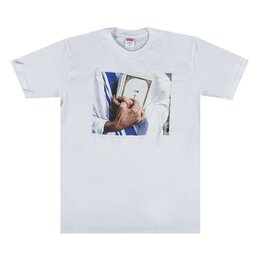 Supreme: Белая футболка  Bible