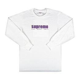 Supreme: Белый свитшот 