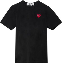 Comme Des Garçons Play: Чёрная футболка  Heart