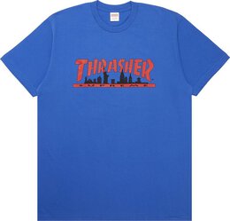 Supreme: Синяя футболка  Thrasher