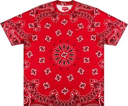 Supreme: Красная футболка  Bandana