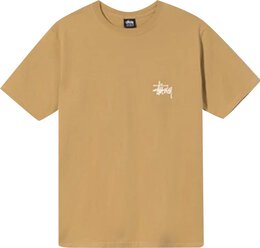 Stussy: Футболка цвета хаки