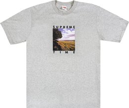 Supreme: Серая футболка 