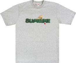 Supreme: Серая футболка  Lizard