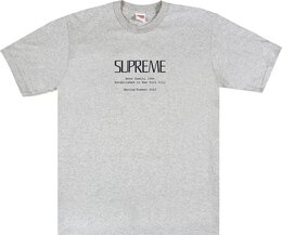 Supreme: Серая футболка 