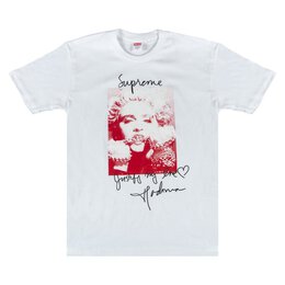 Supreme: Белая футболка  Madonna