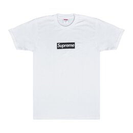 Supreme: Белая футболка  Box Logo