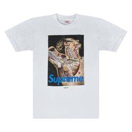 Supreme: Белая футболка 