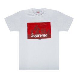 Supreme: Белая футболка  Samurai