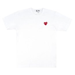 Comme Des Garçons Play: Белая футболка  Heart