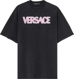 Versace: Футболка с принтом 