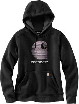 Carhartt: Чёрная толстовка 