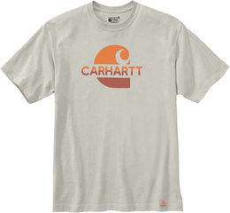 Carhartt: Бежевая футболка 