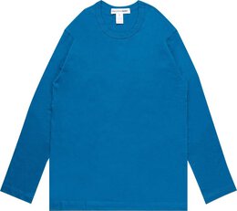 Comme Des Garçons Shirt: Голубая футболка 