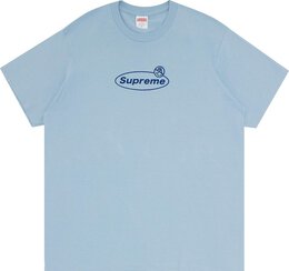 Supreme: Голубая футболка 