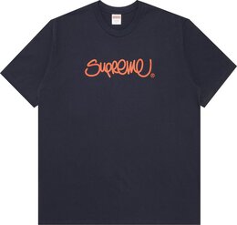 Supreme: Синяя футболка 