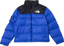 The North Face: Голубая куртка  Nuptse