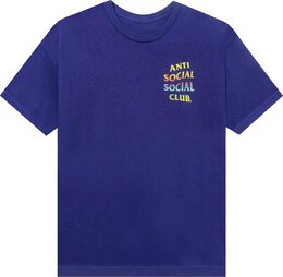 Anti Social Social Club: Фиолетовая футболка 