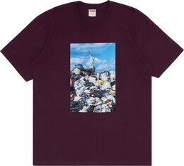 Supreme: Фиолетовая футболка 