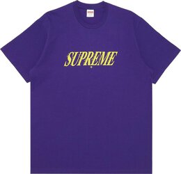 Supreme: Фиолетовая футболка 