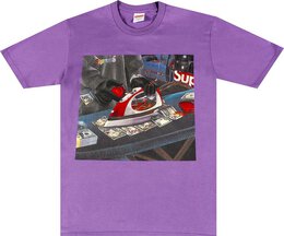 Supreme: Фиолетовая футболка 