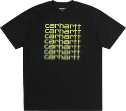 Carhartt WIP: Чёрная футболка  Script