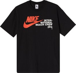 Nike: Чёрная футболка 