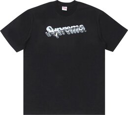 Supreme: Чёрная футболка  Chrome