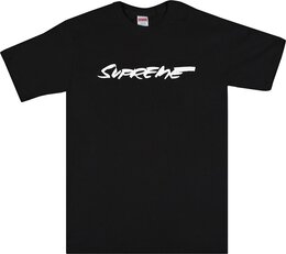 Supreme: Чёрная футболка  Futura