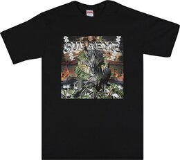 Supreme: Чёрная футболка  Dragon