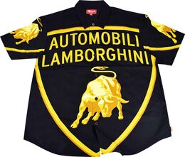 Supreme: Чёрная рубашка  Automobili Lamborghini