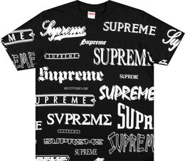 Supreme: Чёрная футболка 