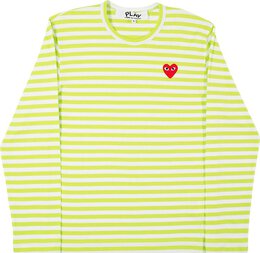 Comme Des Garçons Play: Свитшот  Heart в полоску